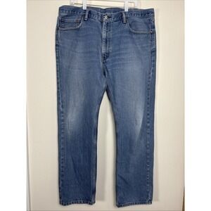 Levi's 505 Jeans Mens 40x32 Blue Relaxed Fit Straight Leg High Rise 2000s Y2K